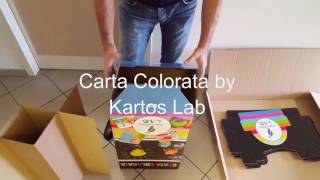 Carta colorata Kartos  espositore [upl. by Hurwit154]