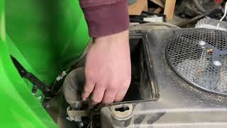 John Deere X580 Home Maintenance Kit  Part 2 Air Filter [upl. by Lorette]