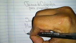 Técnicas de Caligrafia para melhorar sua letra [upl. by Layney]