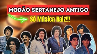 🔥 MODÃO SERTANEJO ANTIGO  Só Música Raiz [upl. by Akemahc]