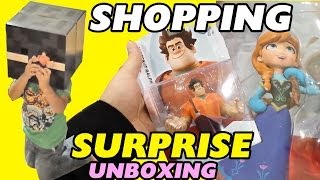 Disney Infinity Shopping Wreck It Ralph  Frozen Toy Box Set  Surprise  Unboxing [upl. by Eudora538]