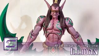 NECA Heroes of the Storm 7 Inch Illidan Review Deutsch  German [upl. by Mazurek]