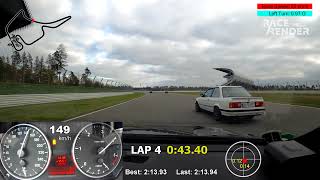 BMW 320d e92 Hockenheimring 03112024 G5 Turn 2 [upl. by Cynar]