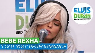 Bebe Rexha  quotI Got Youquot Acoustic  Elvis Duran Live [upl. by Irrac849]