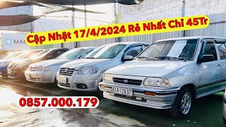 Cập Nhật Mới Nhất 1742024  Nhiều Nhiều Xe Mới Về Giá Hấp Dẫn Rẻ Nhất Chỉ 45 Triệu 📞 Nghĩa 4 Bánh [upl. by Yrogreg]