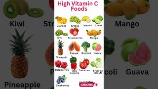 High Vitamin C Foods shorts viral food healthyfood [upl. by Atinrahs]