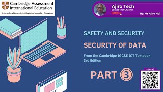 IGCSE ICT Paper 1  Safety and Security  Security of Data  Chapter 8 [upl. by Aroled]