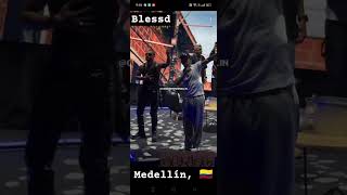 Blessd  Mirame en vivo Acapella Medellín [upl. by Marget249]