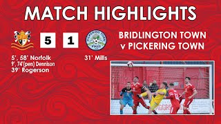 MATCH HIGHLIGHTS  Bridlington Town 51 Pickering Town [upl. by Noman687]