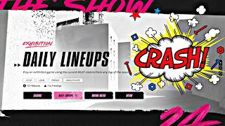 Daily Lineups makes MLB the Show 24 Crash [upl. by Udela]