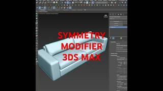 3ds max symemetry modifier 3dsmax [upl. by Esiouqrut]