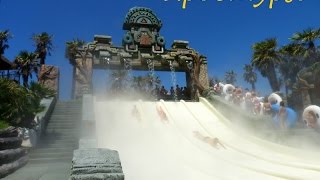 Crazy Apocalypse waterslide waterpark Aqualandia Jesolo Italy Europe [upl. by Aaron]