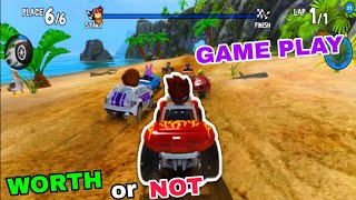 Beach Buggy Racing 🏎️  Game Play review for Android Mobile  RGT [upl. by Ylecic]