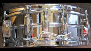 3 Vintage Ludwig snare drums Acrolite LM400 COB Super 2009 [upl. by Matthaeus317]