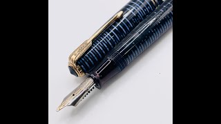 Parker Vacumatic Fountain Pen Flex Super Broad [upl. by Aicxela]