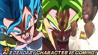 Phy LR Gogeta Blue amp Agl LR Broly Super Attack REACTION on DBZ Dokkan Battle 9th Anniversary [upl. by Elvin]