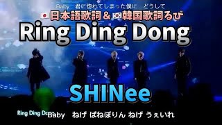 SHINee  Ring Ding Dong 日本語歌詞字幕 [upl. by Yssenhguahs]