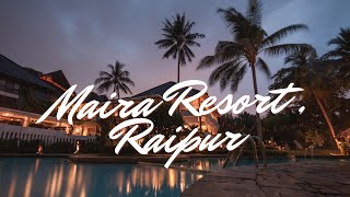 📍Maira Resort Raipur  Mini Vlog  Ambiencefood restaurant alldetails minivlog resort food [upl. by Anialed]