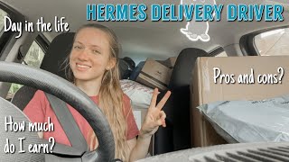 day in the life of a Hermes delivery driver  how much I work and earn [upl. by Sillihp775]