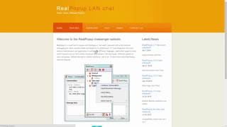 Realpopup LAN chat overview [upl. by Gamaliel]