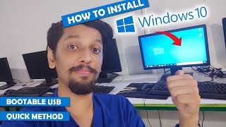 How to install Windows 10 using Bootable USB 2021  Complete Guide [upl. by Anillek163]