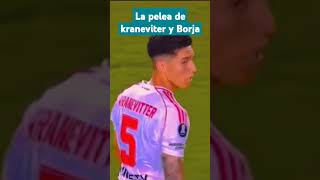 El tenso cruce entre Kranevitter y Borja en medio de River vs Atlético Mineiro futbol riverplate [upl. by Yesteb]