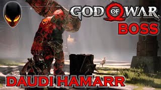 GOD OF WAR DAUDI HAMARR  BOSS Battre  Vaincre [upl. by Atnim]