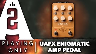 Universal Audio UAFX Enigmatic 82 Overdrive Special Amp Pedal  Playing Only Demo [upl. by Surad152]