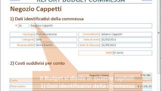 11 Gestione Commessa in Access [upl. by Reyam141]