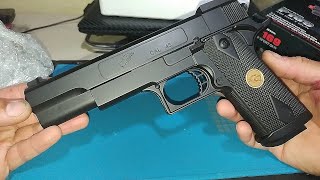 UNBOXING Pistola Airsoft Spring P169 1911 6mm Double Eagle  2000 Bbs MERCADO LIVRE [upl. by Yorick]