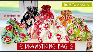 How To Make A Drawstring Bag [upl. by Walden]