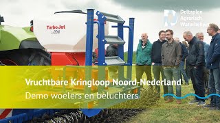 Bodemverdichting grasland opheffen met woelers en beluchters [upl. by Naie]