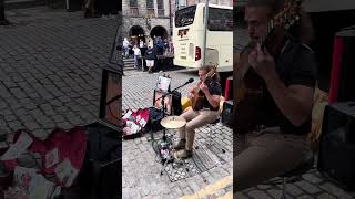 Edinburgh Fringe 2024  soothing music by BartekDabrowski edinburghfringe streetperformer [upl. by Rosemaria]