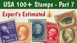 USA Stamps Worth Money  Part 7  Quick Review Of 104 Most Expensive Stamps From America [upl. by Nhar]