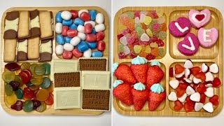 Top Compilation ASMR • Filling platter with sweets • Satisfying Relaxing Sounds [upl. by Analem413]