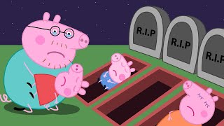 Please Wake Up Peppa Pig  Dont Leave Daddy Pig  Peppa Pig Funny Animation [upl. by Pius]