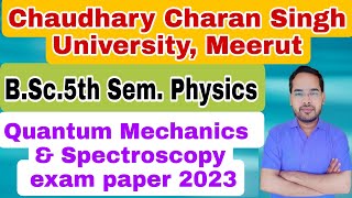 Physics exam analysis of BSc5th SemCCS Universityby Navneet Gautam [upl. by Ri]