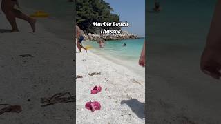 Marble Beach Thassos 🏖️ [upl. by Froma]