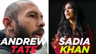 ANDREW TATE VS Sadia Khan  Part 3 [upl. by Helfand153]