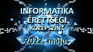 Informatika érettségi középszint 2022 május prezentációkészítés [upl. by Emmi]