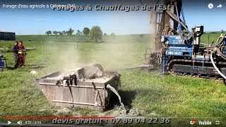 Forage deau agricole à Ceintrey 54 [upl. by Panaggio]