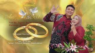 The Wedding ANGGITA amp RIKO Manisrejo 25 Agustus 2024 [upl. by Isla]