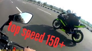 YAMAHA R15 v2  TOP SPEED 150 [upl. by Anihpled165]