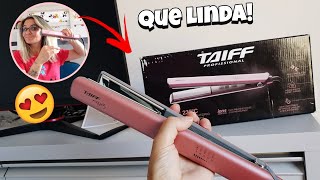 Chapinha Taiff Fox 3 Ion 230°C Soft Rose  Bivolt UNBOXING [upl. by Priebe352]