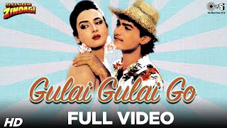 Gulai Gulai Go  Full Video  Isi Ka Naam Zindagi  Aamir Khan amp Farah  Bappi Lahiri [upl. by Cestar]