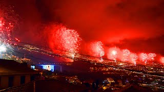 New Years Eve in Madeira 2019 2020  Show of Fireworks No Sound [upl. by Serica630]