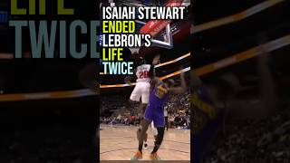 ISAIAH STEWART Ended Lebrons Life Twice  Monster Blocks Nov 5 2024 isaiahstewart lebronjames [upl. by Zwick464]