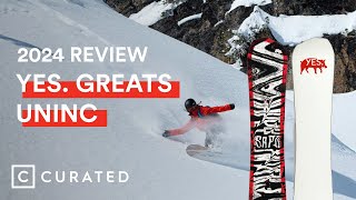 2024 Yes Greats Uninc Snowboard Review  Curated [upl. by Ahseinod]