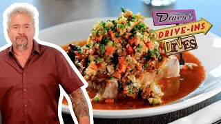 Guy Tries a MarineTurnedChef’s Spot in AZ Strip Mall  Diners DriveIns and Dives  Food Network [upl. by Heyward]