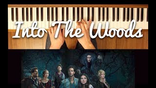 Agony Into the Woods EasyIntermediate Piano Tutorial [upl. by Ecirtaemed]